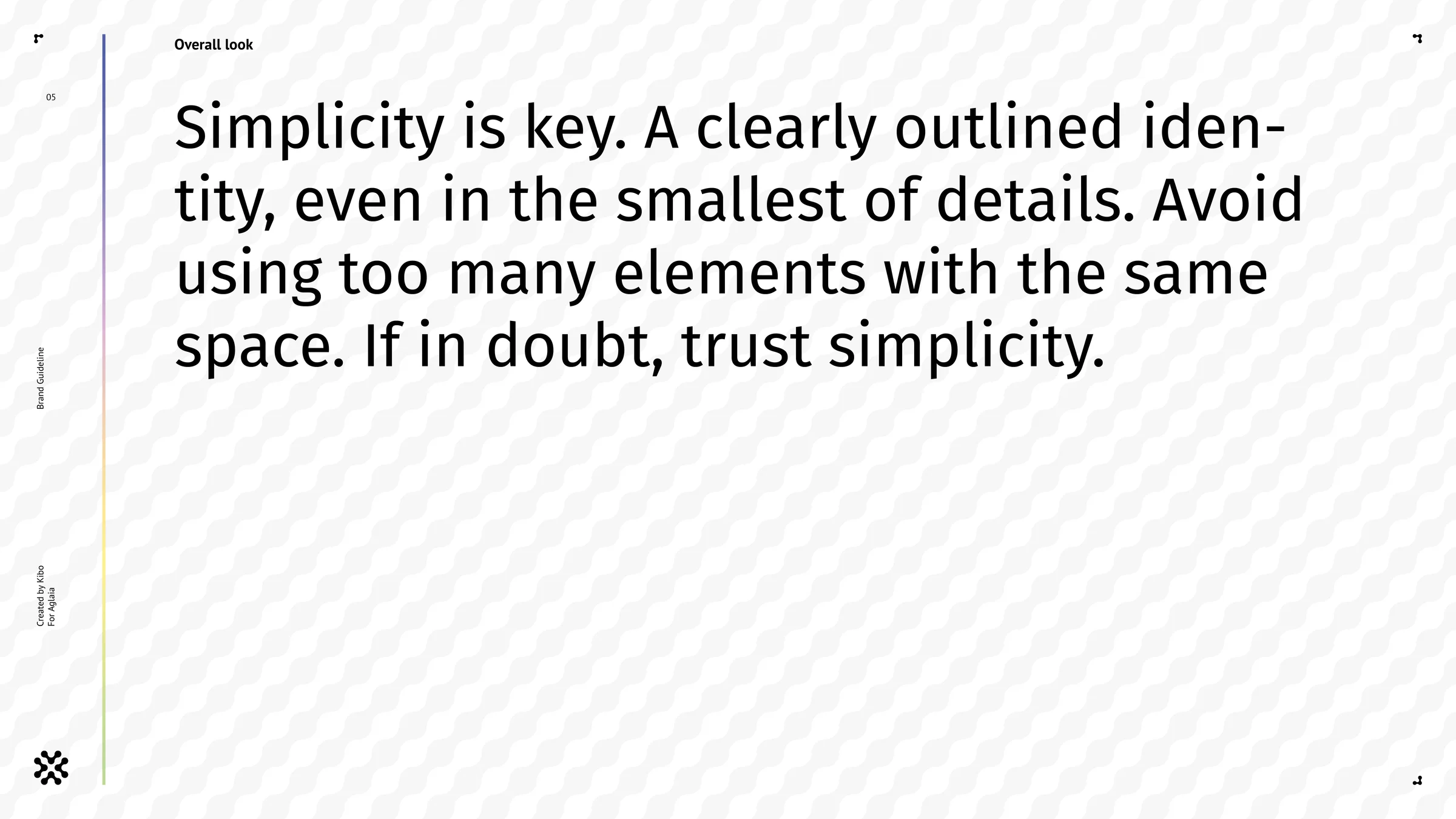 Aglaia, Guidelines deck, 6