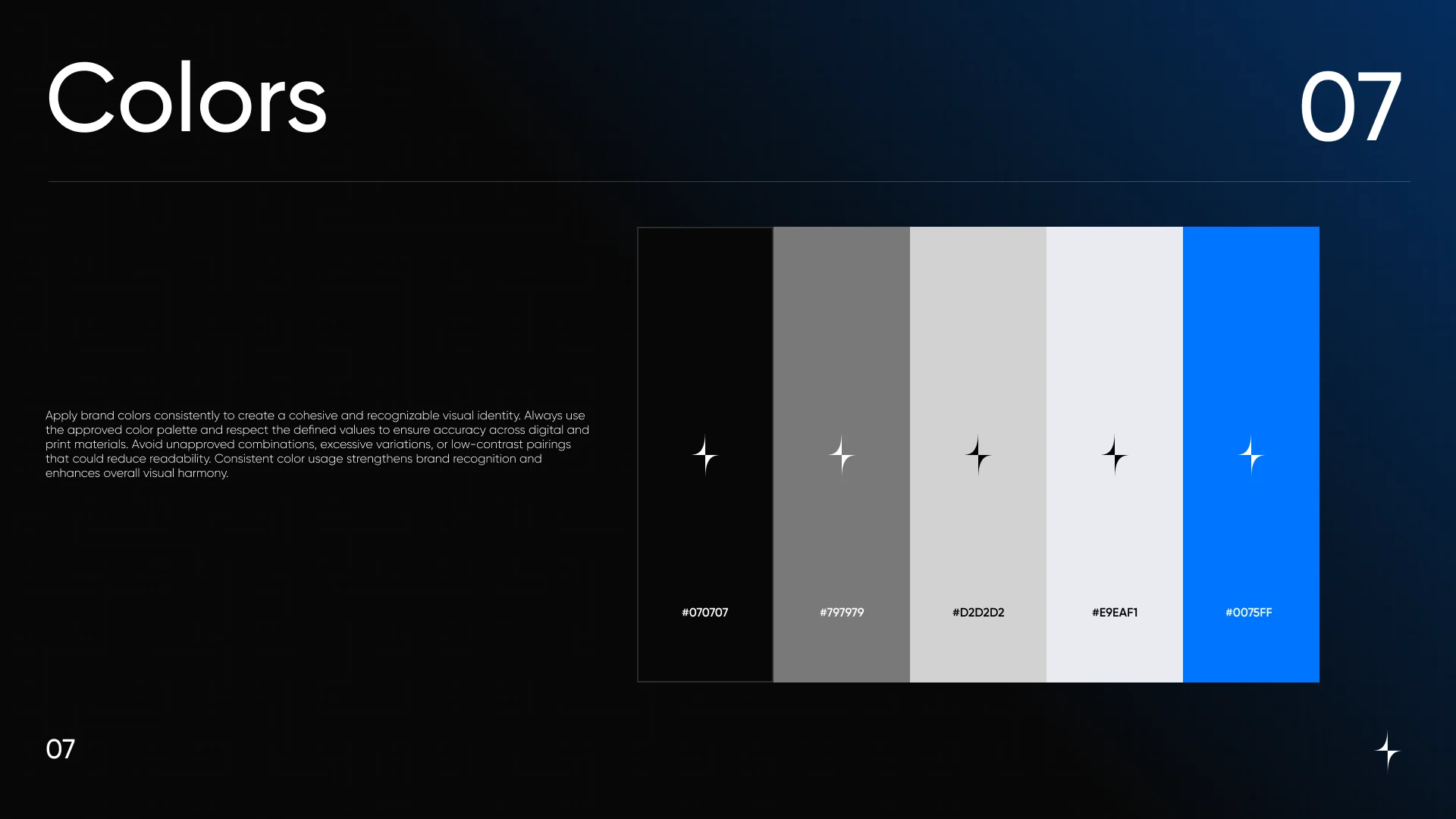 Tangent, Guidelines deck, 9