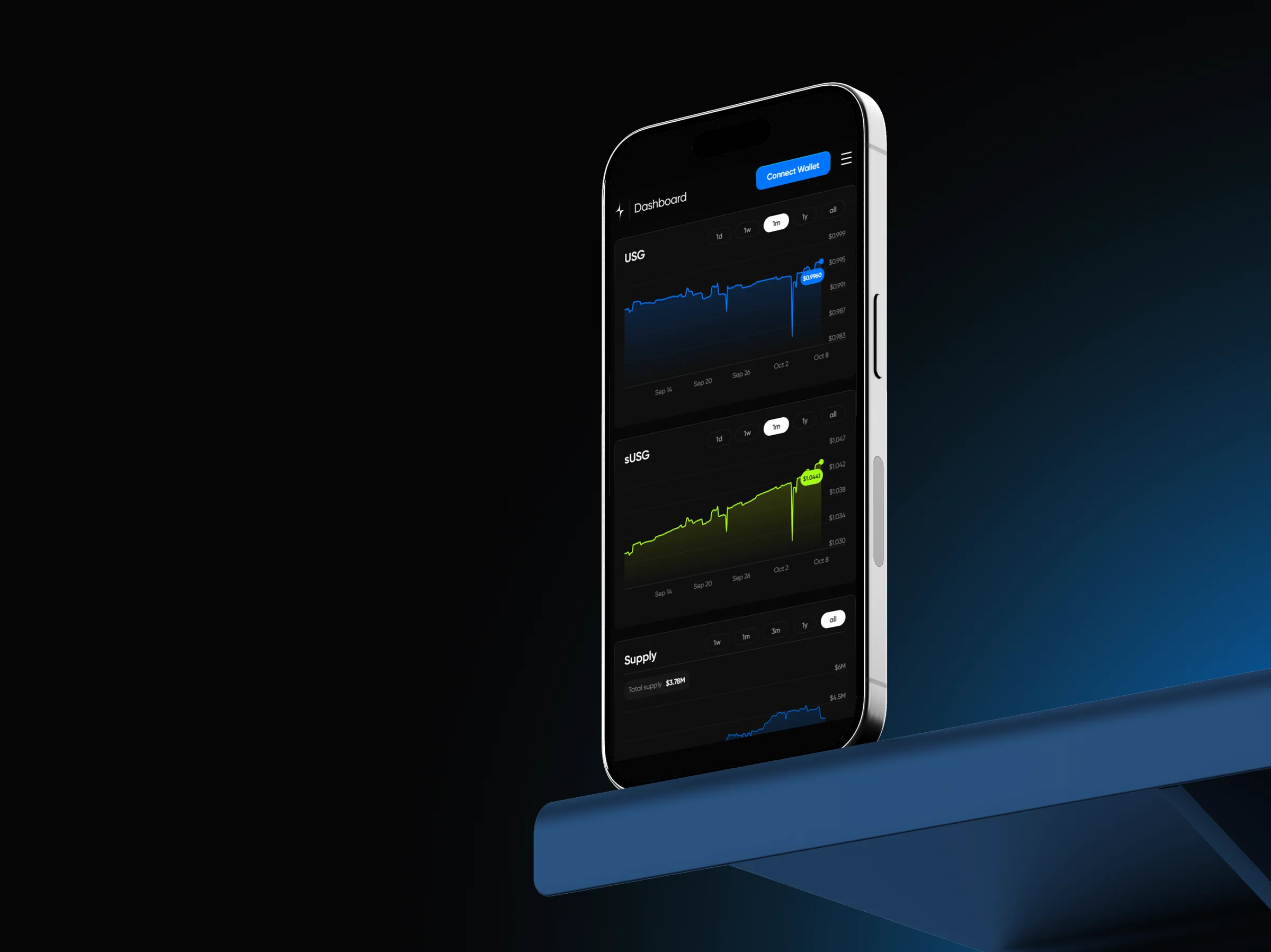 Tangent, dApp interface, 3